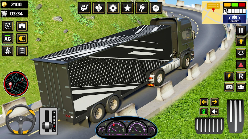 Euro Truck Driving Simulator Transport Truck Games screenshot 5