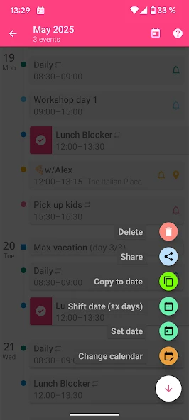aCalendar+ Calendar & Tasks APK screenshot 3
