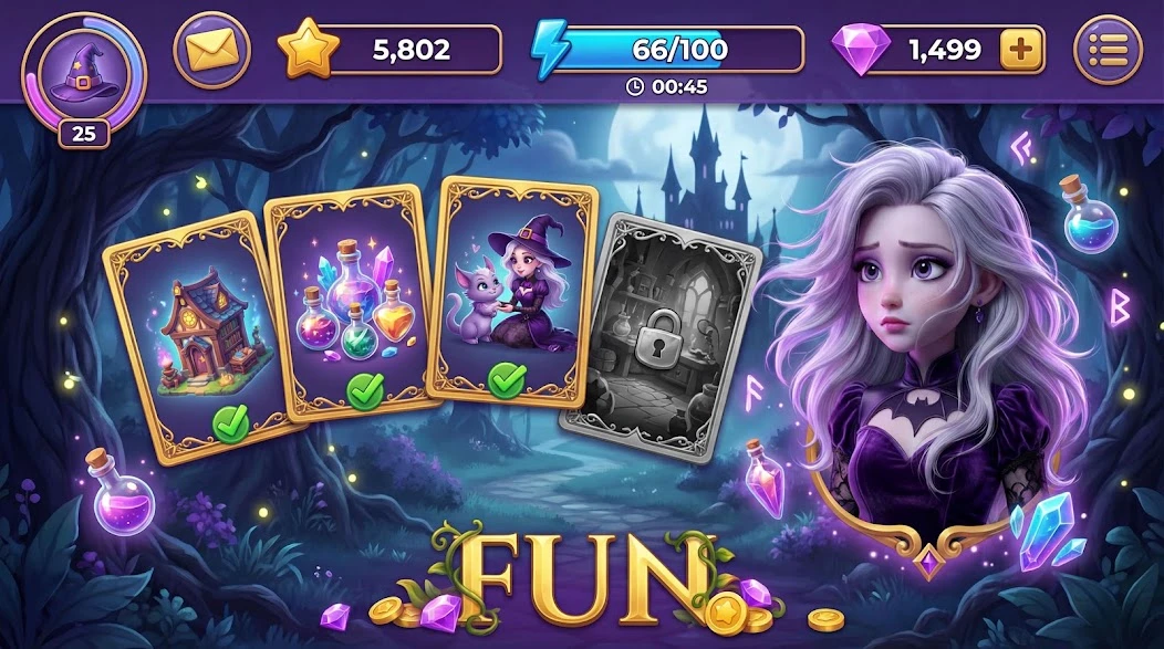 Merge Witches APK screenshot 2