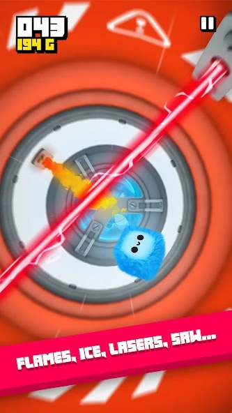 Fluffy Fall Fly Fast to Dodge the Danger screenshot 1