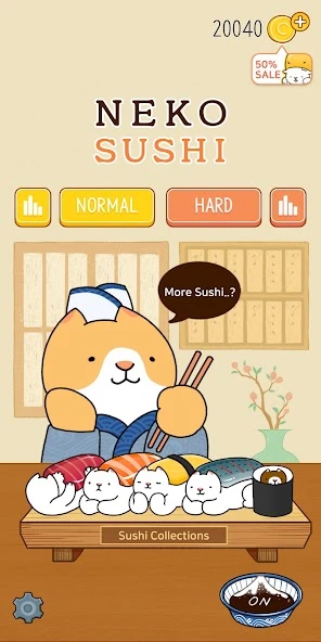 Neko Sushi - Stack Game screenshot 1