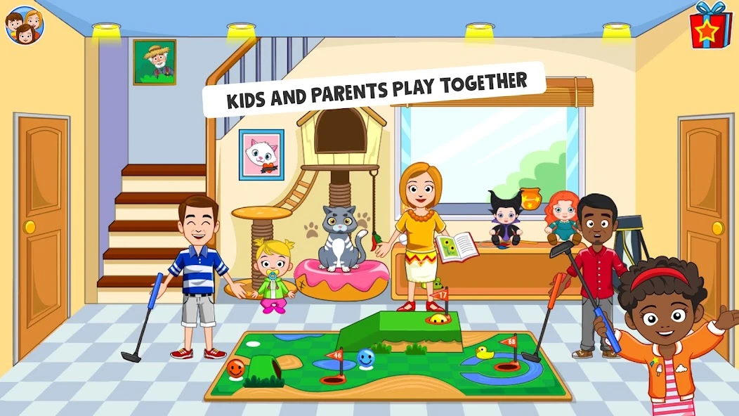 My Town : Best Friends' House games for kids screenshot 1