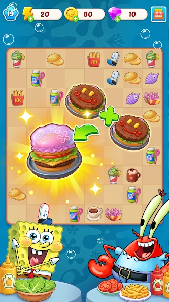 Merge Cooking: Theme Restaurant APK screenshot 1