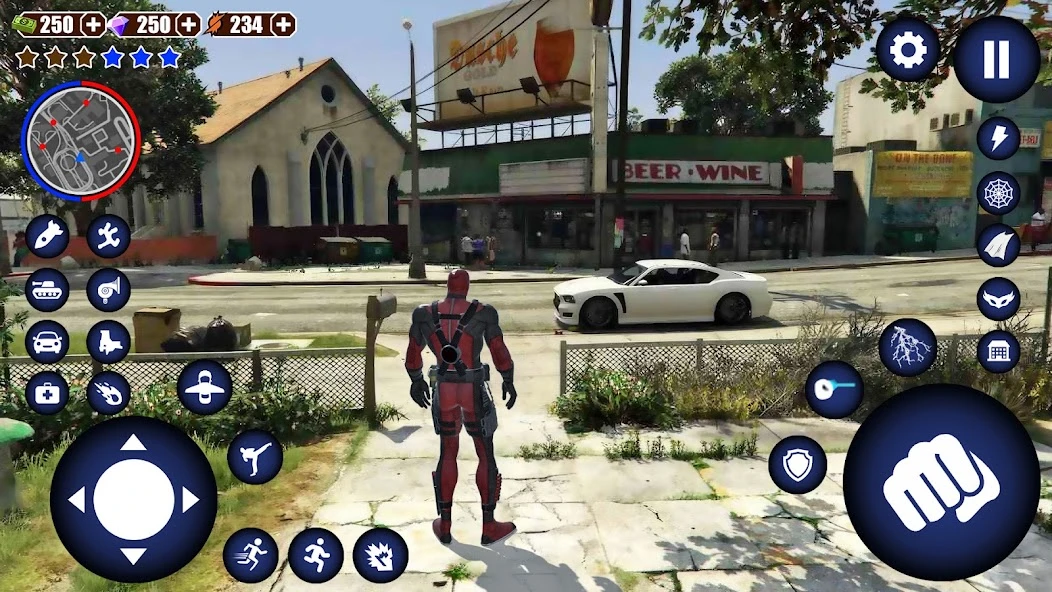 Superhero Iron Ninja Battle: City Rescue Fight Sim screenshot 4