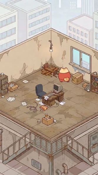 Office Cat: Idle Tycoon Game APK screenshot 1