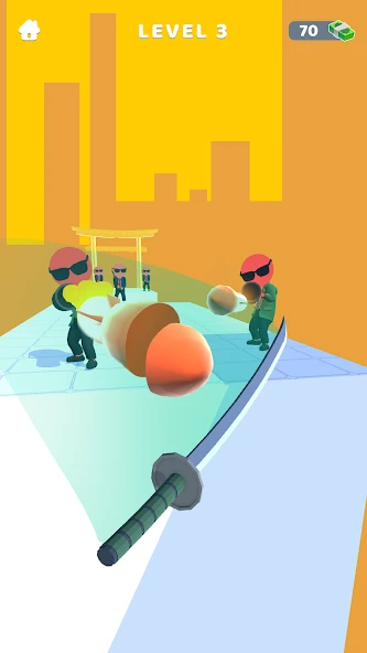 Sword Play! Ninja Slice Runner 3D screenshot 3