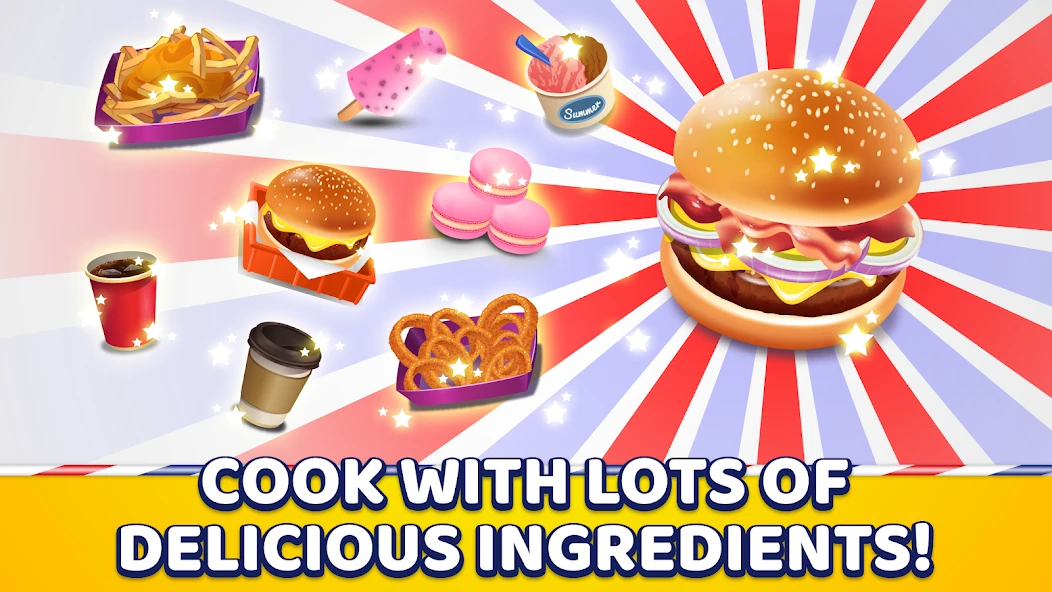 American Burger Truck - Fast Food Cooking Game screenshot 3