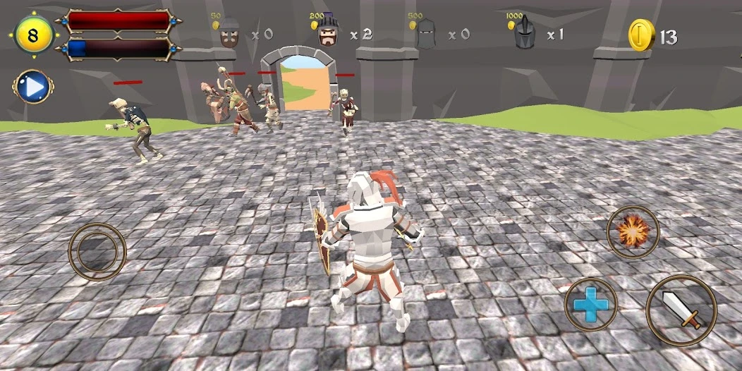 Castle Defense Knight Fight screenshot 5
