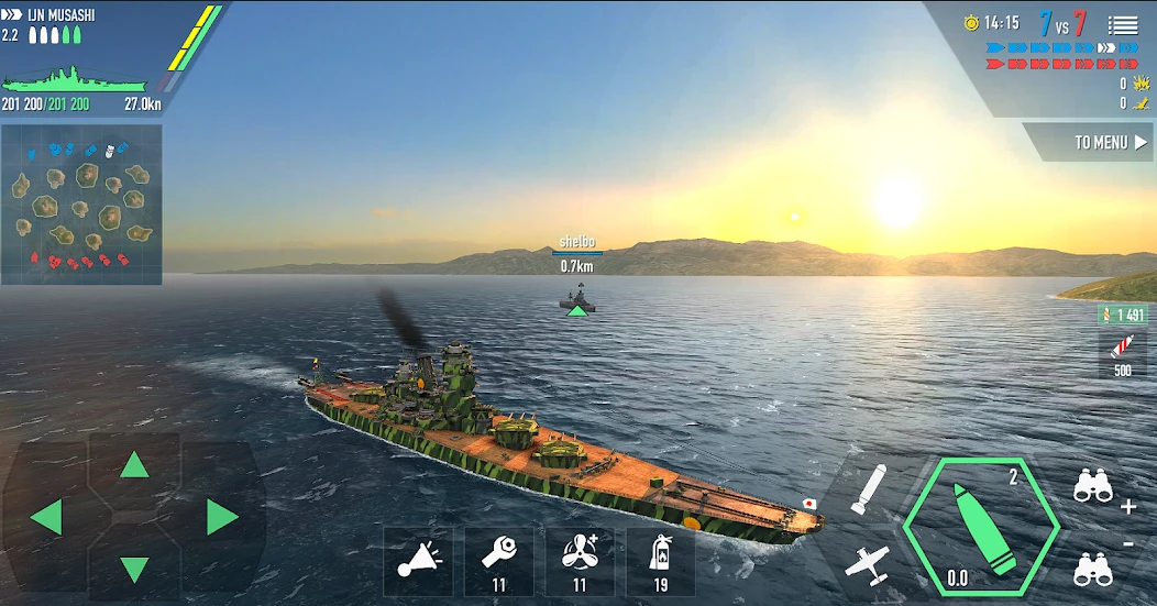 Battle of Warships: Naval Blitz screenshot 3