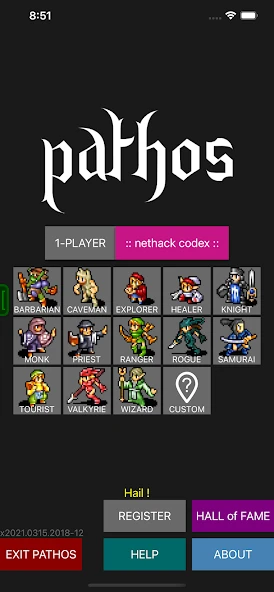 Pathos: Nethack Codex screenshot 1