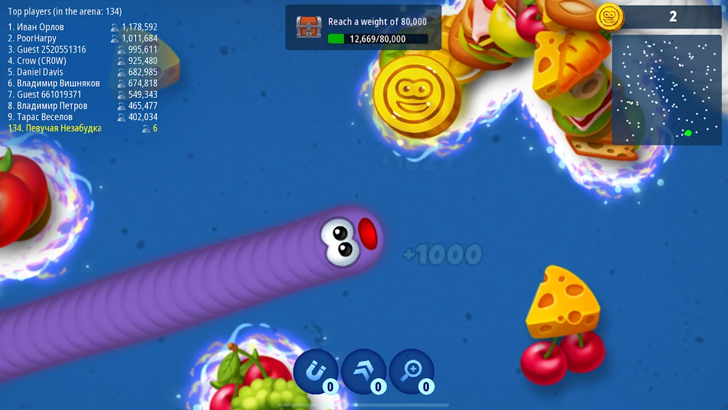Worms Zone .io - Voracious Snake screenshot 4