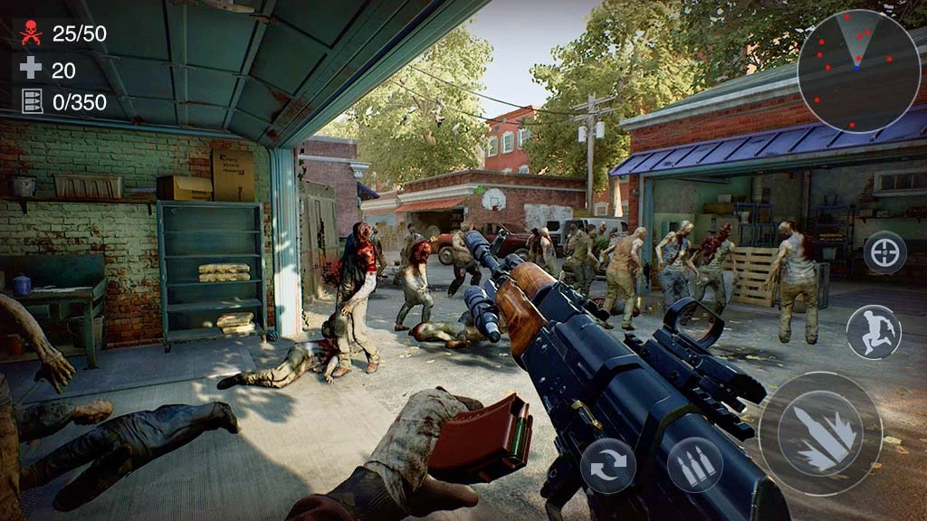 Zombie 3D Gun Shooter- Real Survival Warfare screenshot 4