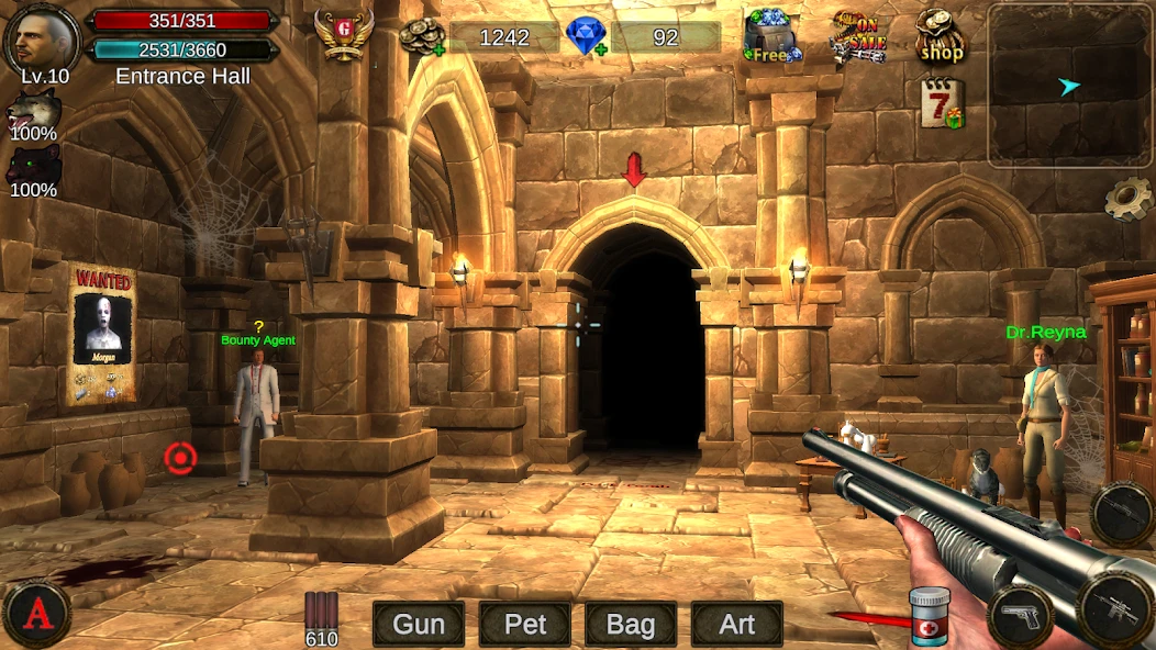 Dungeon Shooter : Dark Temple screenshot 1