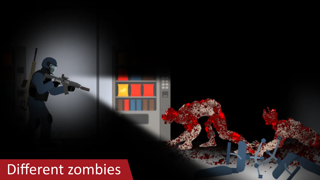 Flat Zombies: Defense & Cleanup screenshot 2