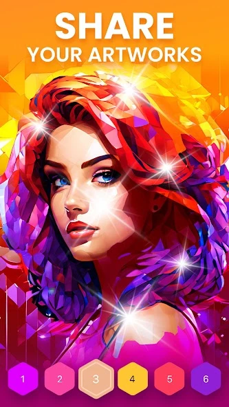 POLYGON: Color by Number screenshot 5