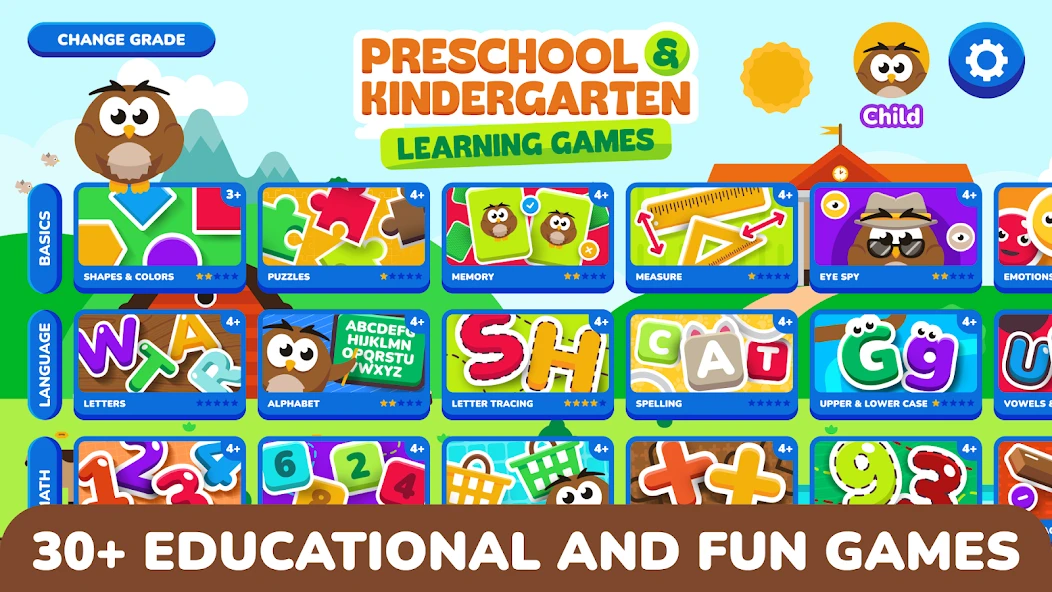 Preschool and Kindergarten Learning Games screenshot 1