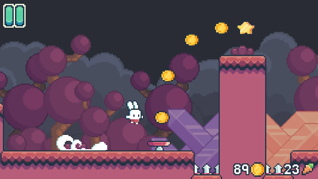 Yeah Bunny 2 - pixel retro arcade platformer screenshot 5