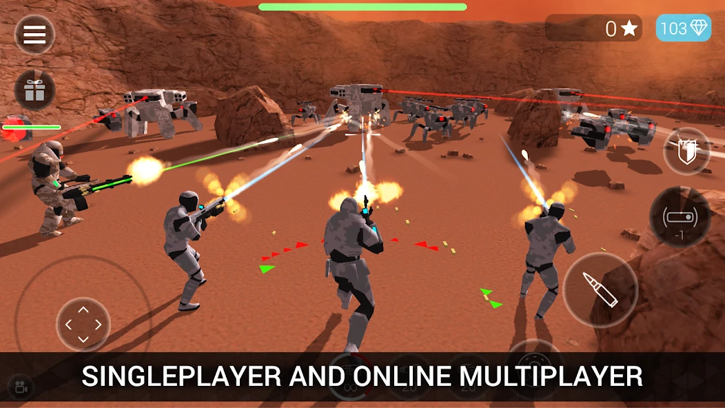 CyberSphere: TPS Online Action-Shooting Game screenshot 1