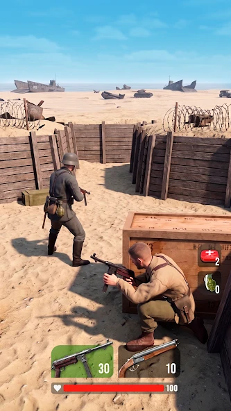 Shoot Out WW2: Gun Shooting APK screenshot 2