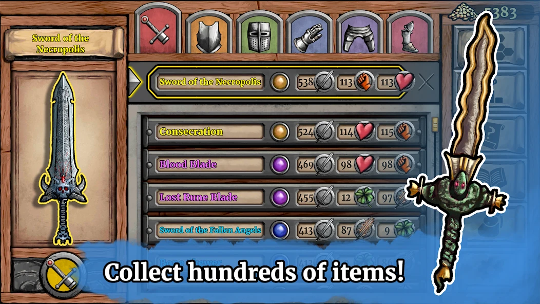 The Paladin's Story: Melee & Text RPG (Offline) screenshot 2