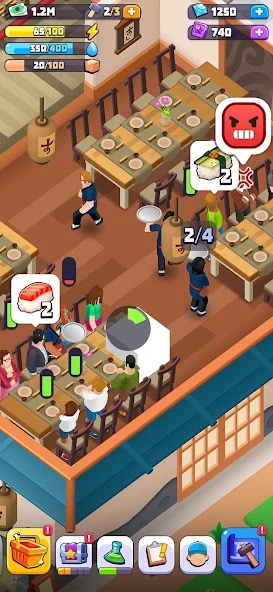 Sushi Empire Tycoon-Idle Game APK screenshot 5