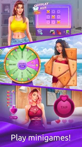 Girls & City: spin the bottle APK screenshot 2