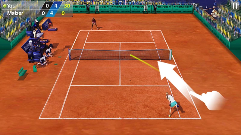 3D Tennis screenshot 3