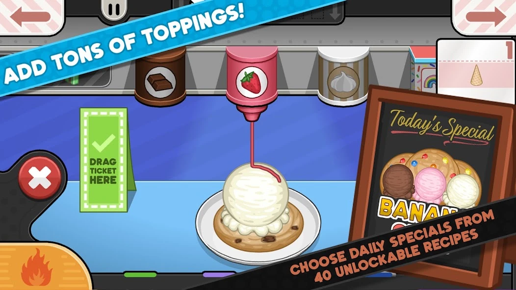 Papa’s Scooperia To Go APK screenshot 4