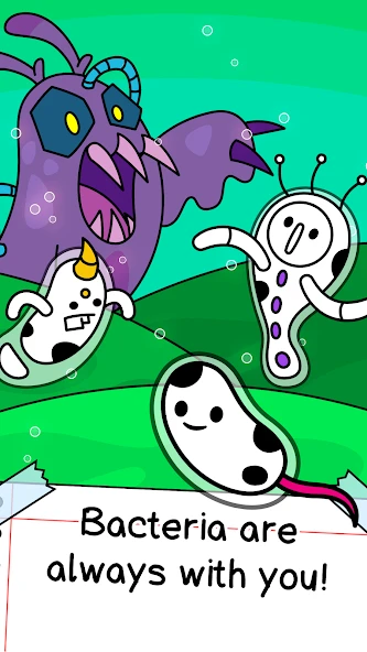 Bacteria Evolution - Merge and Create Germs screenshot 1