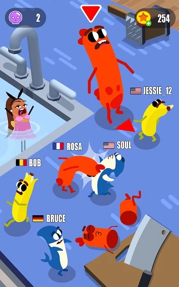 Sausage Wars.io screenshot 1