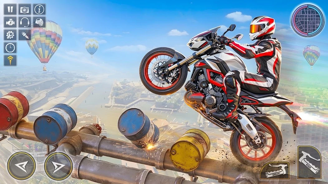 Bike Impossible Tracks Race: 3D Motorcycle Stunts screenshot 3