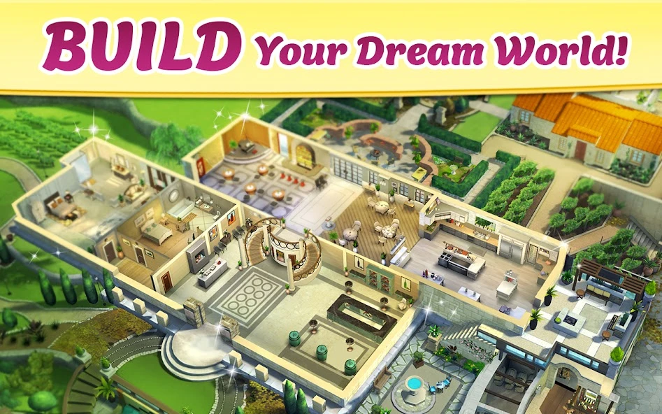 Vineyard Valley: ремонт, дизайн и головоломки screenshot 1