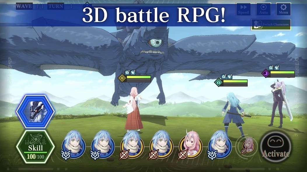 SLIME-ISEKAI Memories APK screenshot 2