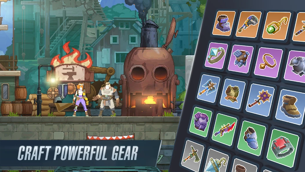 Driftfall: Pixel Action RPG APK screenshot 4