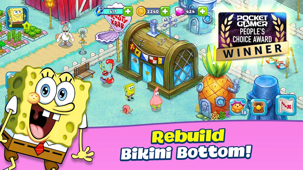 SpongeBob Adventures: In A Jam APK screenshot 1