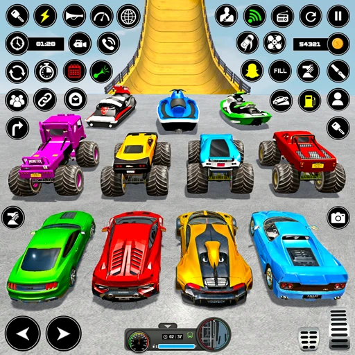 Impossible Car Stunt Games: Extreme Racing Tracks screenshot 1