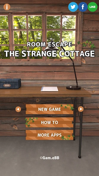 RoomEscape The strange cottage screenshot 1