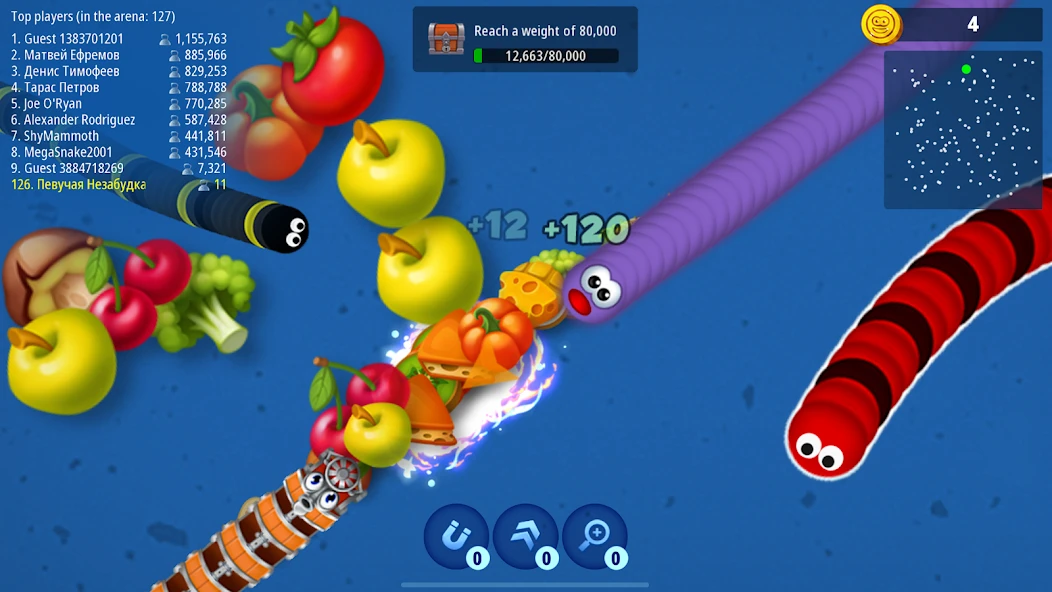 Worms Zone .io - Voracious Snake screenshot 2