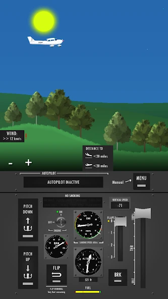 Flight Simulator 2d - realistic sandbox simulation screenshot 2