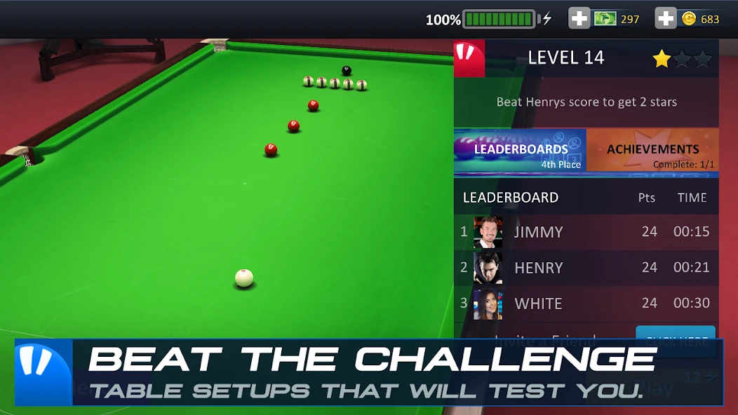 Snooker Stars - 3D Online Sports Game screenshot 5