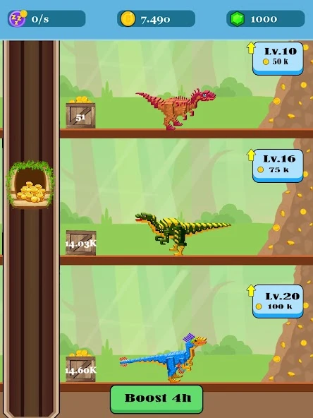 Jurassic Pixel Craft: dino age screenshot 5