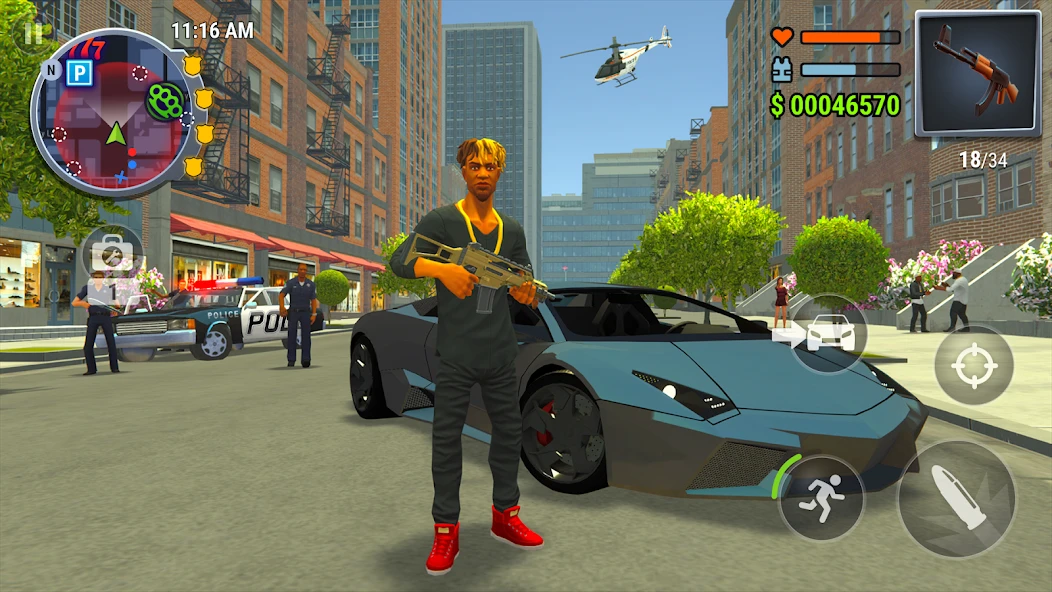 Gangs Town Story - action open-world shooter screenshot 3