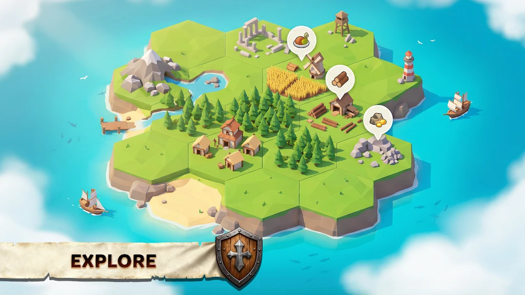 Hexapolis: Turn Based Civilization Battle 4X Game screenshot 1