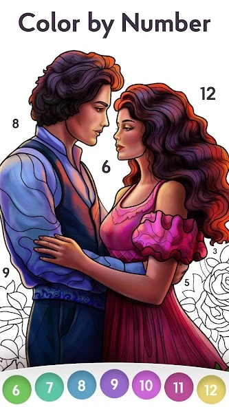 Color By Number For Adults screenshot 1