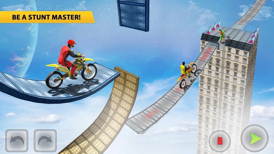 Tricky Bike Trail Stunt screenshot 3