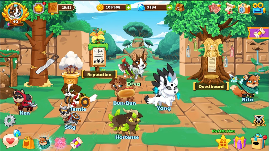 Dungeon Dogs - Idle RPG screenshot 5