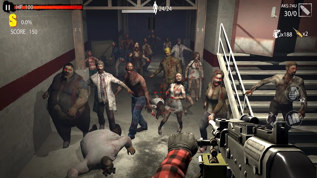 Zombie Hunter D-Day screenshot 2