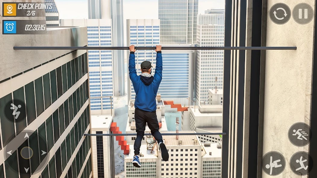Only Going Up Parkour Rooftop APK screenshot 4