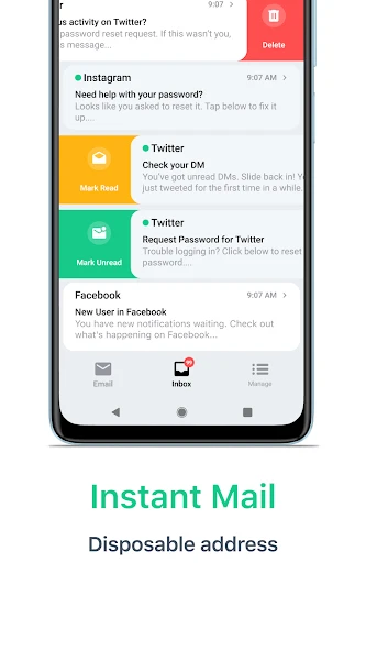 Temp Mail - Free Instant Temporary Email Address screenshot 2