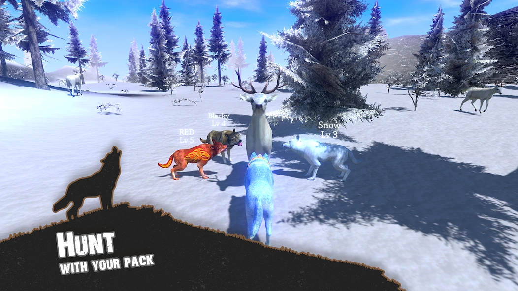Wolf Simulator Evolution screenshot 1